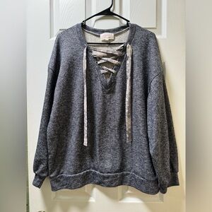 💙Navy blue SUGARFOX sweatshirt 💙